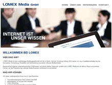 Tablet Screenshot of lomexmedia.de